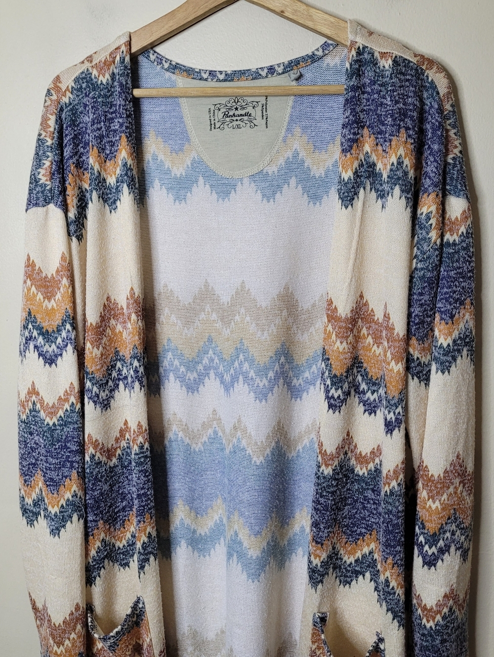 Panhandle Cardigan Duster With Pockets Size L/XL - Picture 3 of 8